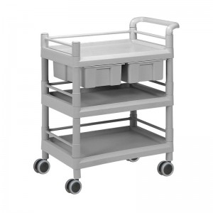 구로메디칼 > 간호비품(Nursing Appliance)  > 대경카트 DKCT-201J(구형) 웨건 왜건 드레싱카트 의료용카트 드레싱카 응급카트 병원카트